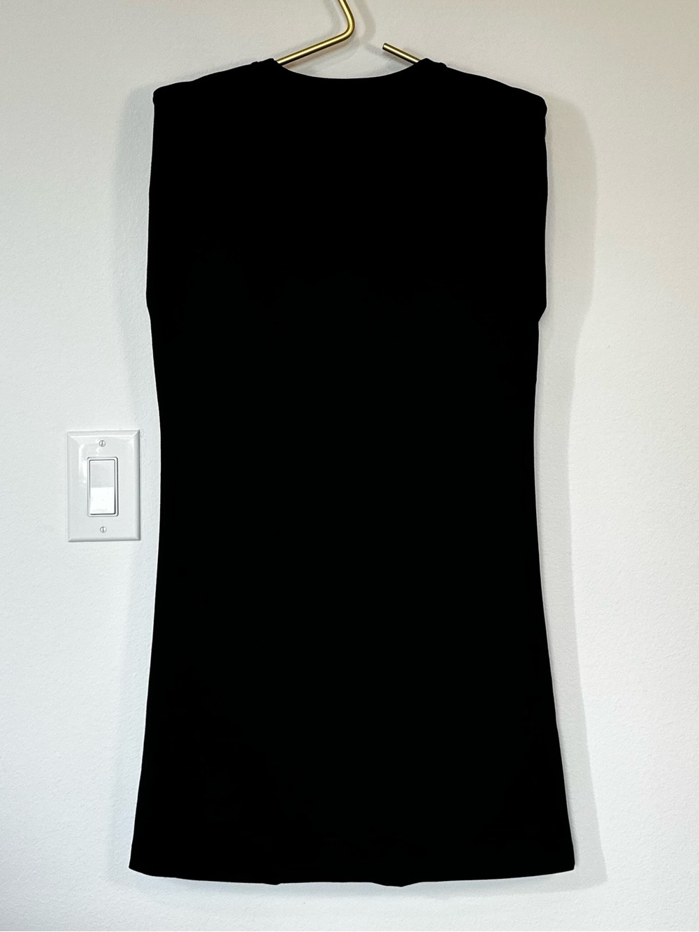 RACHEL ZOE Black Sleeveless Structured Shoulder Mini Dress XS - Picture 2 of 8
